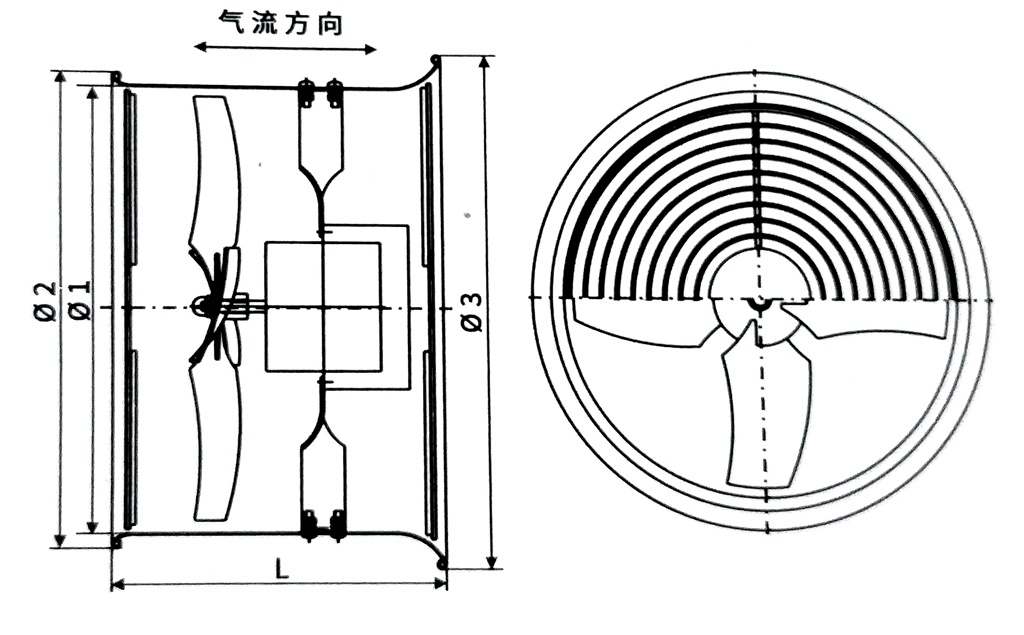 Industrial Axial Flow Fan for Air Circulation and Cooling Industrial Axial Flow Fan for Air Circulation and Cooling