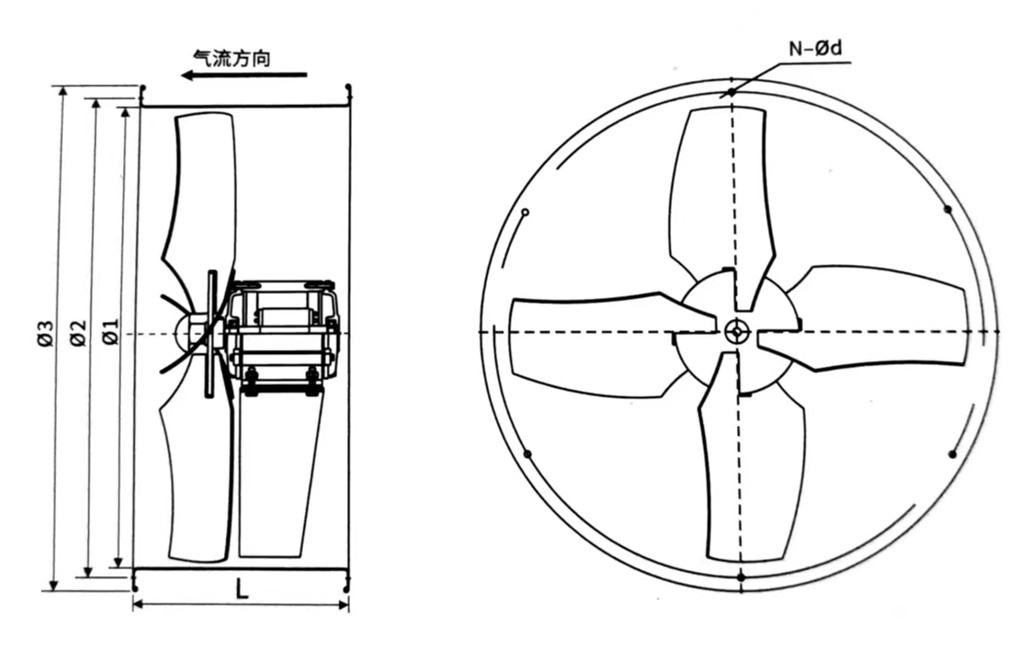 High Performance Axial Flow Fan for Exhaust Ventilation High Performance Axial Flow Fan for Exhaust Ventilation