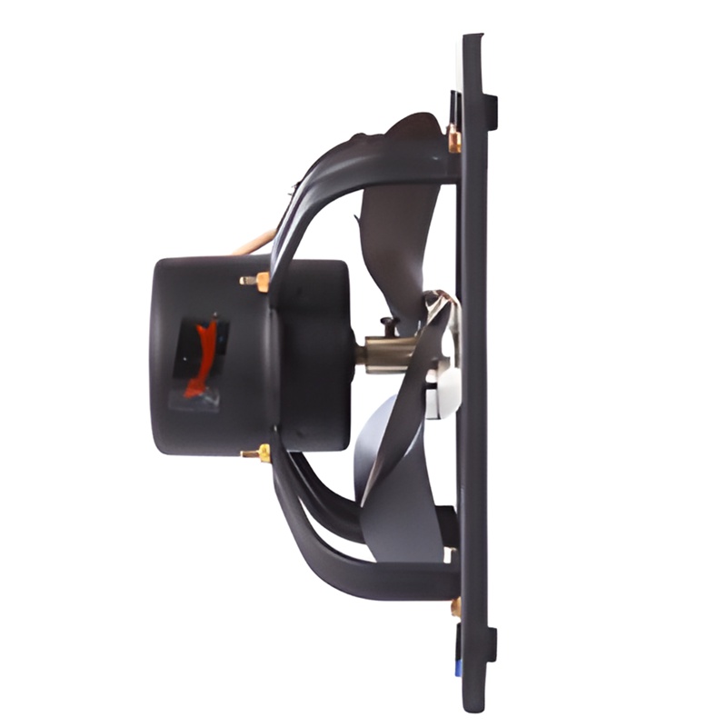 Black Square Smoke Ventilation Exhaust Fan FAD(S)